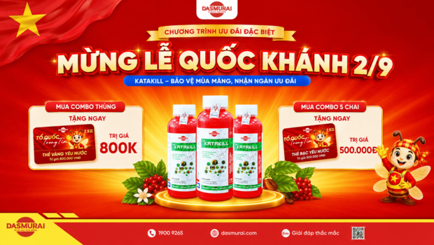 Mừng Quốc Khánh 2/9 – Mua Katakill Nhận Thẻ Yêu Nước Đến 800.000Đ
