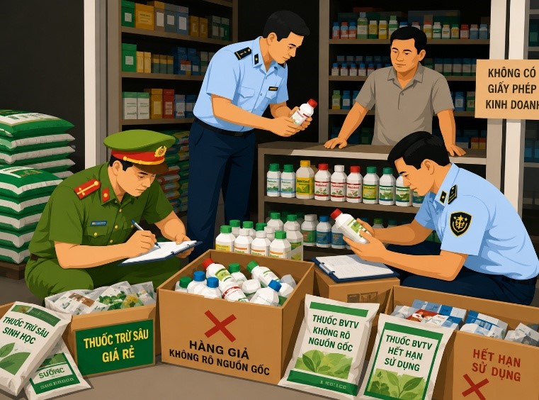 Mức phạt khi sử dụng thuốc BVTV cấm năm 2026